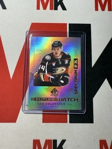 SAM COLANGELO 2024-25 SP AUTHENTIC SPECTRUM FX FUTURE WATCH UNSCRATCHED  - Picture 1 of 2