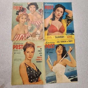 4 x Australasian Post Magazines August, September October 1960 various condition - Picture 1 of 16