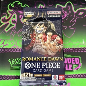OPK1-One Piece-Juego de Cartas: Romance Dawn Sellado Versión Coreana-EE. UU.-Vendedor- - Imagen 1 de 2