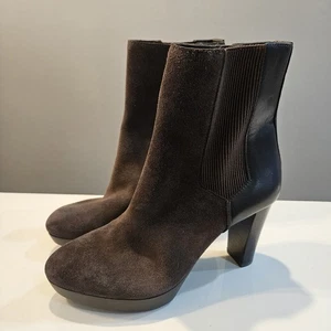 Donald J. Pliner Esra NWOB Womens Boots Brown Suede 7.5M READ - Picture 1 of 14