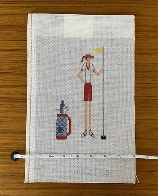 Lienzo “Fore” Play Golf Needlepoint de Beth Hunt and Stitch Guide Foto 1 de 4