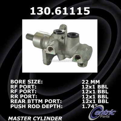 For Jaguar S-Type & Lincoln LS Centric Brake Master Cylinder - Изображение 1 из 4