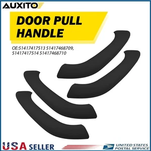 4x Interior Door Handle Cover Trim Replace Black For BMW X1 X2 F49 F39 2016-20 P - Picture 1 of 12