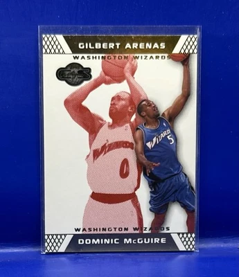 Gilbert Arenas Dominic McGuire 2007 Topps Co-Signers #/109 Washington Wizards - Image 1 of 2