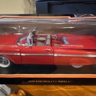Road Signature серия 1:18 литой 1959 Chevrolet Impala красный новый в коробке - Изображение 1 из 3