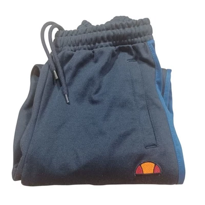 Ellesse Unixsex Vinio Navy Blue Side Stripe Pull On Track Pants NO SIZE - Image 1 of 4