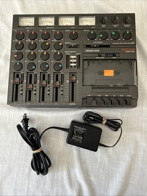 Vintage Analog Tascam Porta One Mini Studio 4 Track Cassette Recorder-For Parts- - Image 1 of 4
