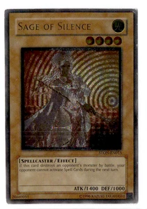 Yu-gi-oh! Sage of Silence - STON-EN015 - Ultimate Rare - Unl Edition - Picture 1 of 5