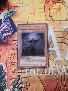 ITALIAN Zombie Master TAEV-EN039 Ultimate Rare 1st Ed NM Yugioh  - Picture 1 of 7