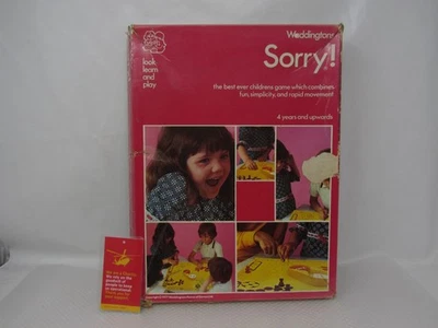 Waddingtons Sorry Board Game 1977   MA13 - Image 1 of 4