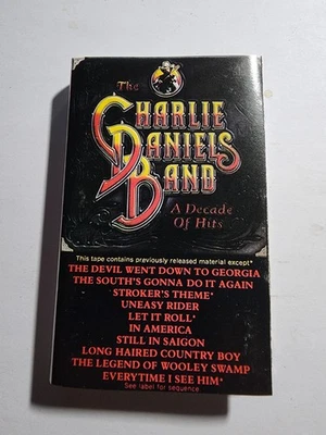 The Charlie Daniels Band "A Decade Of Hits"  Cassette VG CS20 - Image 1 of 2