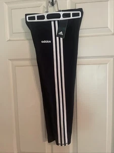 Adidas Girls Size 14 (L) Black Leggings NWT - Picture 1 of 5