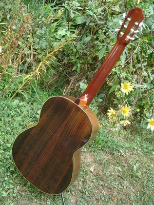 MIJ Raro Franciscano por Aria A588 Clásico Cedro Tapa Sólida/Palo de Rosa Años 60/70 Foto 1 de 4