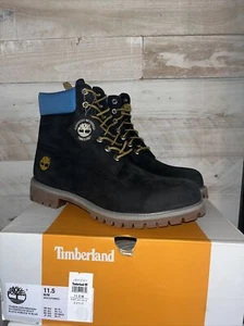 Timberland Herren 6 Zoll Premium schwarz blau Leder wasserdicht Stiefel Stil A5NYZ - Bild 1 von 9