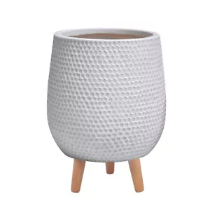 Indoor Plant Pots IDEALIST Honeycomb Style Egg Flower Pots on Legs - Picture 1 of 48