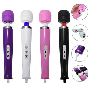30 Vibration Patterns Vibrator Soft Silicone Double Head Full Body Massager - Picture 1 of 12