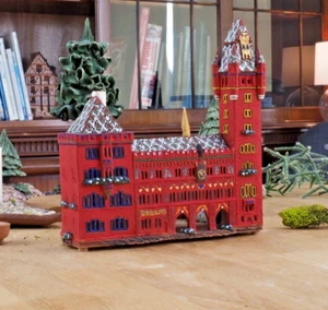 Keramik Teelichthalter Raumdeko Sammlerstück Miniatur Basler Rathaus - Bild 1 von 12