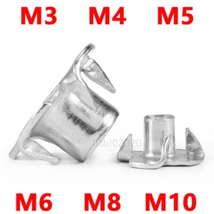 Einschlagmutter verzinkt M3-M10 für Holz Einpressmutter Einschlagmuffen Gewinde - Picture 1 of 10