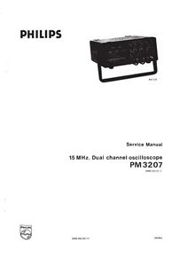 Manual de servicio instrucciones para Philips PM 3207 - Imagen 1 de 1