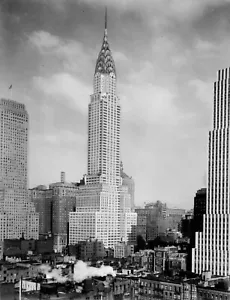 Heim Wand Print-City Building Poster- Chrysler New York -A4, A3,A2,A1,A0 - Bild 1 von 1