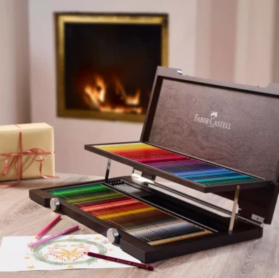 FABER CASTELL Farbstifte 110013 Polychromos 120 Stück im Holzkoffer NEU! - Bild 1 von 4