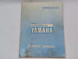 USADO - FABRICANTE DE EQUIPOS ORIGINALES Yamaha Waverunner WR500 WJ500 manual de reparación - Imagen 1 de 2