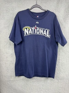 T-SHIRT Phillies Roy Halladay 2010 ALL STAR GAME adulto taglia L Majestic molto rara - Foto 1 di 9