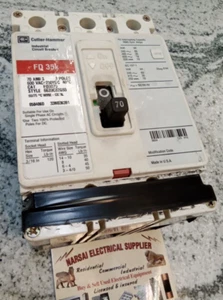 CUTLER HAMMER   FD3070  /70A /600V /3P/ FD35K/ CIRCUIT BREAKER/NEW(L96 - Picture 1 of 11