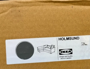 Ikea Holmsund cover for corner sofabed NEW 205.522.36 Borgunda dark grey - Picture 1 of 4