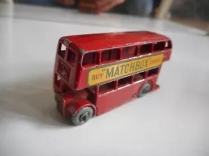 Matchbox Lesney London Bus "Buy Matchbox Series" in Red - Bild 1 von 2