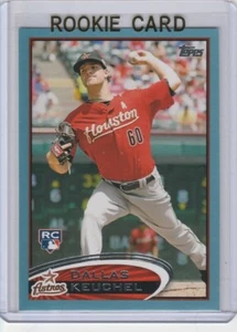 DALLAS KEUCHEL Topps UDATE RARE BLUE ROOKIE CARD Houston Astros Baseball 2012 RC - Picture 1 of 2