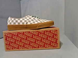 Zapatos de skate Vans auténticos a cuadros para hombre ¡NUEVOS EN CAJA! Tallas! Marrón! VN0009PVCH8 - Imagen 1 de 5