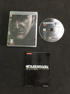 METAL GEAR SOLID 4 GUNS OF THE PATRIOTS SONY PLAYSTATION 3 PS3 JAP USATO - Imagen 1 de 5