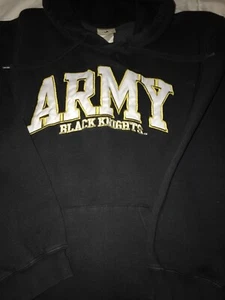 ARMY WEST POINT BLACK KNIGHTS Hooded Sweatshirt By HEISMAN COLLECTION REEBOK LG  - Picture 1 of 4
