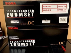 Sigma Tele & Standard Zoom Set DC For Sony 18-50Mm F3.5-5.6 And 55-200Mm F4-5.6 - Picture 1 of 6