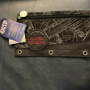 Mead Star Wars 3 Ring Zipper Pouch School Supplies Notebook Darth Vader - Picture 1 of 2