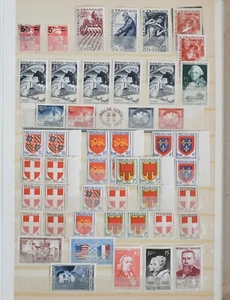 France collection 1949 Full set Unique air mail 100F four set MNH and Used  - Picture 1 of 4
