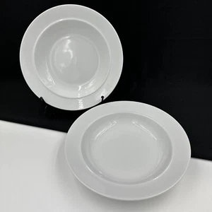 Dansk CAFE BLANC BLANCO (2) 8 5/8” CON BORDE SOPA/CUENCOS DE ROPA TAILANDIA - Imagen 1 de 13