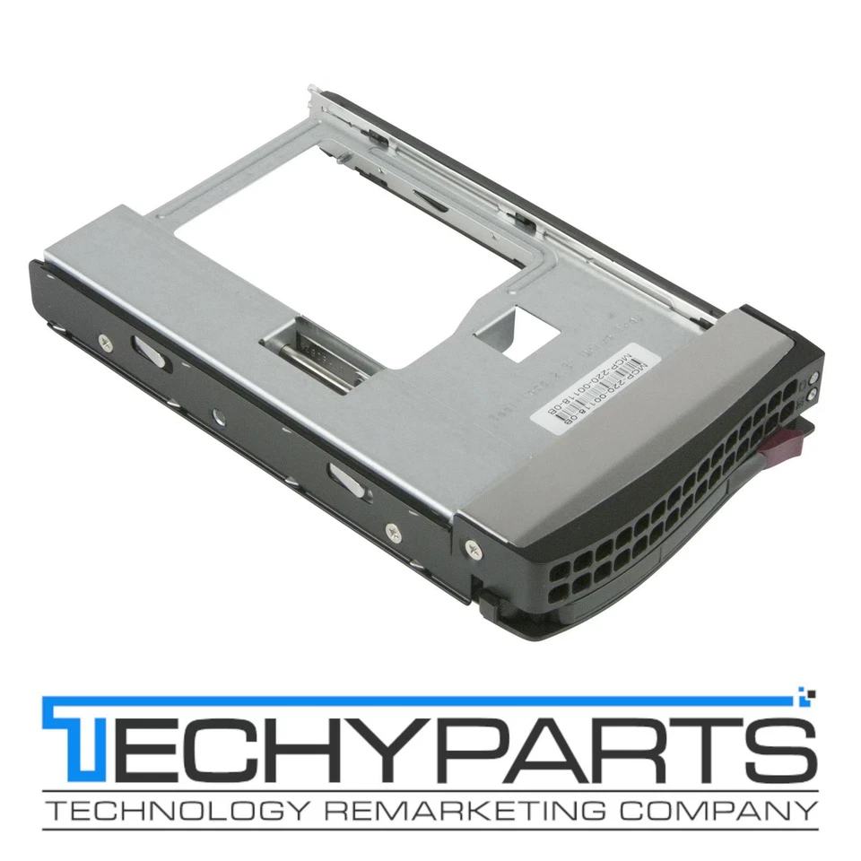 Supermicro Gen 5.5 Tool-Less 3.5" to 2.5" Converter Drive Tray MCP-220-00118-0B - Image 1 of 1