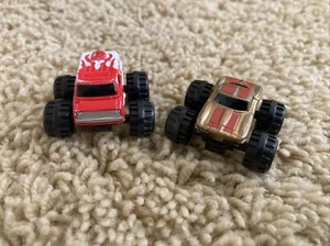 Vintage 1987 Lot of 2 Micro Machines Chevy Van Monster Truck - Picture 1 of 6