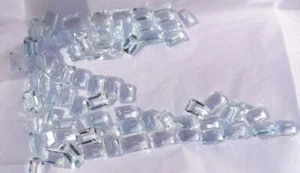 6x4 mm octogon loop clean AAAA+ in White Natural Aquamarine stone 29 ct - Picture 1 of 9