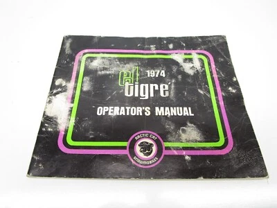 Vintage Arctic Cat 1974 El Tigre Operators Manual 2254-025 Warranty Booklet - Изображение 1 из 4