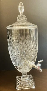 Godinger Iced Beverage Dispenser, Dublin Crystal Collection - 1 Gallon - Picture 1 of 12