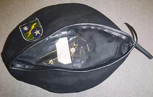 US RANGER - BLACK BERET - L SIZE 59 - US Special Forces - MACV-SOG, Vietnam War - Picture 1 of 7