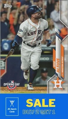 2020 Topps Opening Day #89 Jose Altuve - Image 1 of 2