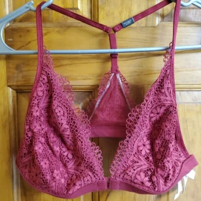 Sujetador Victoria’s Secret Bralette Grande Rojo Inalámbrico Cómodo Nuevo con Etiquetas Salón Íntimo Foto 1 de 4