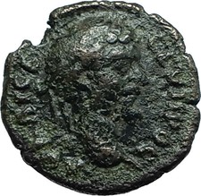 SEPTIMIUS SEVERUS 193AD Nicopolis ad Istrum Ancient Roman Coin NEMESIS i66386