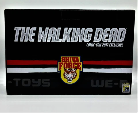 The Walking Dead Shiva Force 4 Action Figure Set SDCC Exclusive Color Comic Set Cover