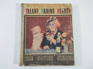 Il circo sovietico, libro bilingue vintage stampato in URSS 1968 - Foto 1 di 20