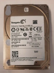 Seagate Enterprise 2.5 ST1000NX0423 1TB 6Gbps 7.2K SATA Hard Drive - Afbeelding 1 van 3